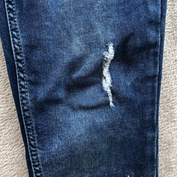 Justice Women's Jeans Size12 or 30x25 Measured Plus Mid Rise Bue Denim Skinny - Picture 8 of 14